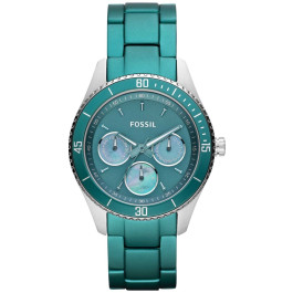 Watch strap Fossil ES3036 Aluminum Green 18mm